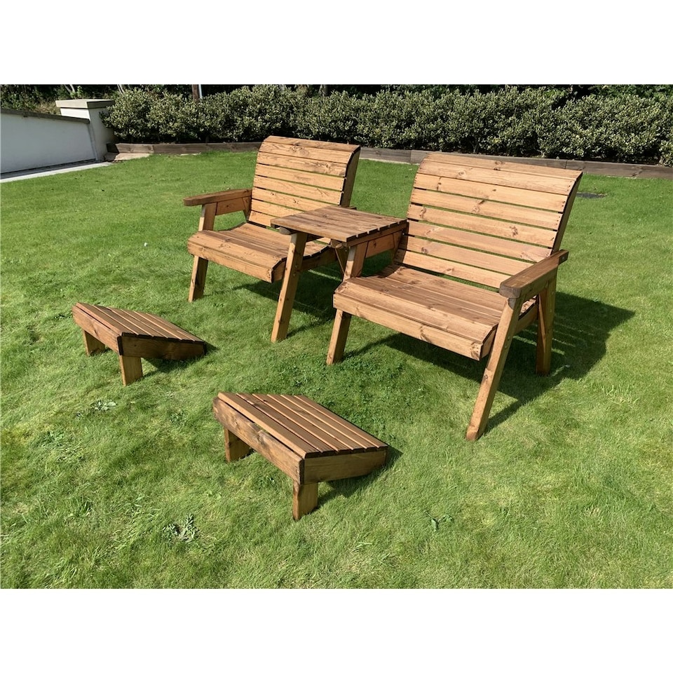 image 1 of Traditional Grand Twin Straight With Footstools