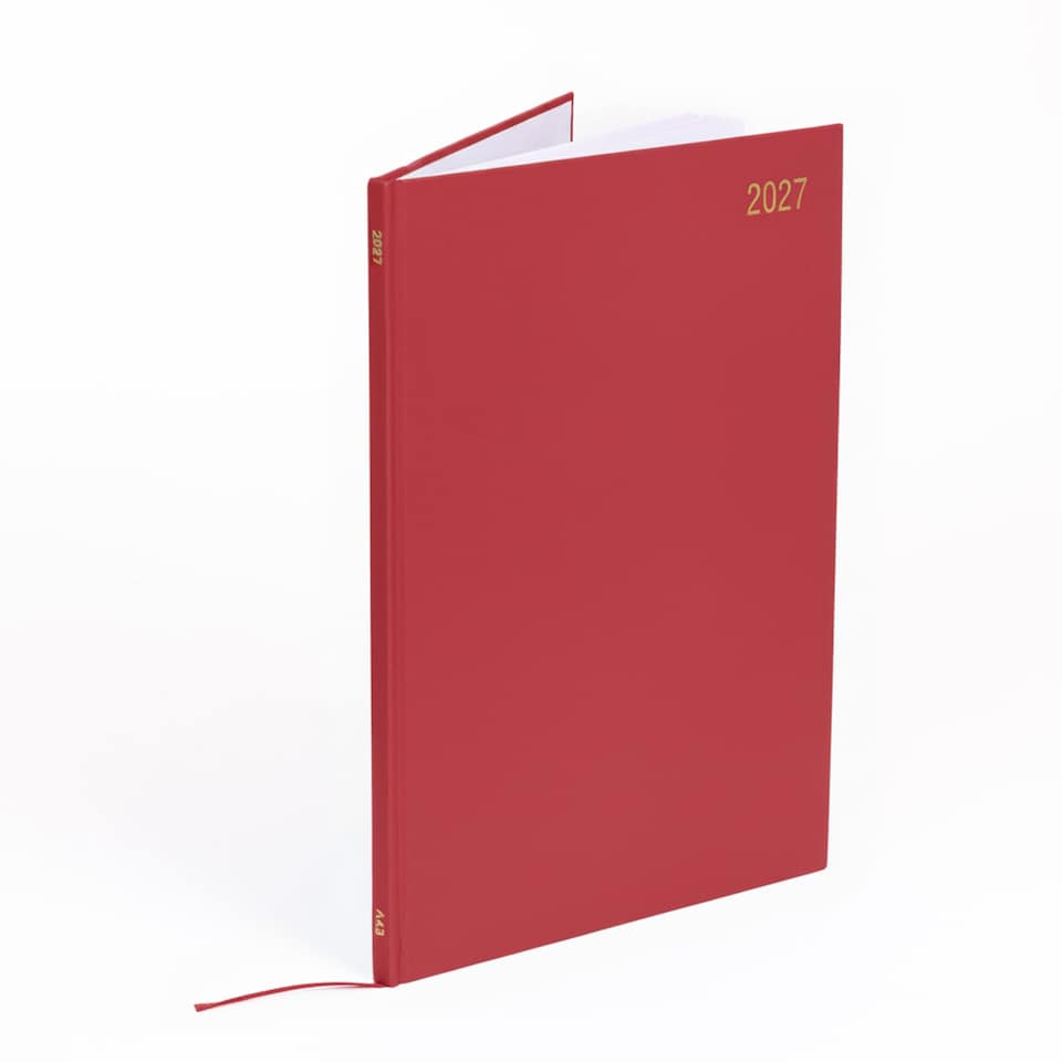 image 1 of evelay 2027 Week to View Diary A4 Red
