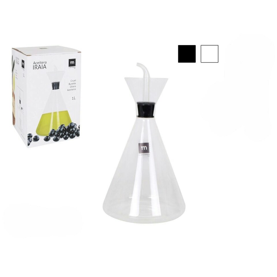 image 1 of Cruet La Mediterránea Iraia Transparent Borosilicate Glass 1 L (6 Units)