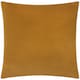 image 3 of Paoletti Savoy Stripe Velvet Cushion | Gold | Gold