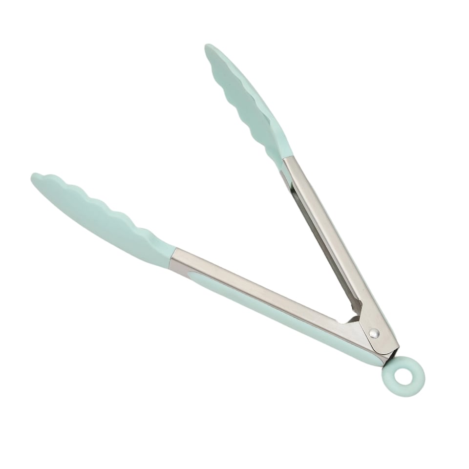 image 1 of Living and Home Silicone Kitchen Cooking Utensils Set | Green