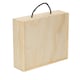 image 2 of 3 Beer Bottle Pinewood Carry Case with Solid Lid