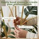 image 5 of HOMCOM 120cm Tall Artificial Fern Topiary Tree in Cement Pot, Green