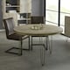 image 1 of Light Gold Round Dining Table
