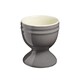 image 3 of Cooks Professional 4 Piece Egg Cup Set - Dishwasher Safe Stoneware | Grey | Grey | 4