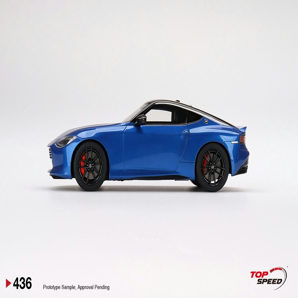 image 1 of Nissan Fairlady Z Version ST 2023 Seiran Blue RHD 1:18 Scale TSM TS0436