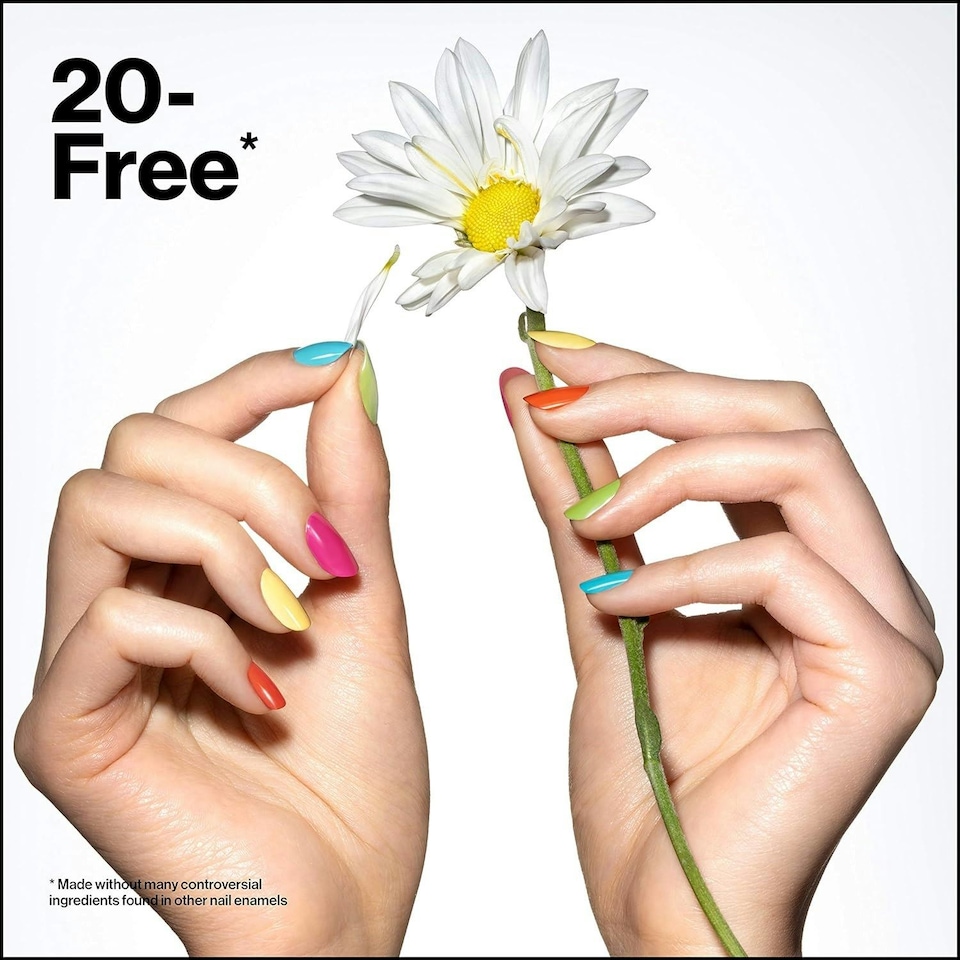 image 1 of Revlon Ultra HD Snap Vegan Nail Polish Collection - Vibrant, Quick-Dry 8ml Range | Pink | Rule The World | 1