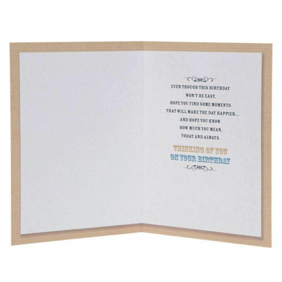 image 1 of Birthday Card For Him 'Thinking Of You'