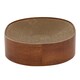 image 6 of Living and Home Oval Cat Scratcher Bed Cardboard Claw Scratching Board for Cats | Brown