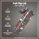 image 4 of Leak Proof Slim Water Bottle, Stainless Steel, 600ml (20oz)