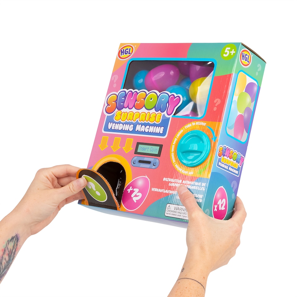 image 1 of Sensory Surprise Vending Machine With 12 Egg Surprises