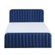 image 1 of Ottoman Storage Bed blue 4ft Double velvet bed gas lift up Storage Bed and 1 Mattress bedroom furniture