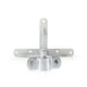 image 2 of Nedis Steel TV Aerial Mast Pole Wall Facia Loft Mount Adjustable 550mm 32-42mm