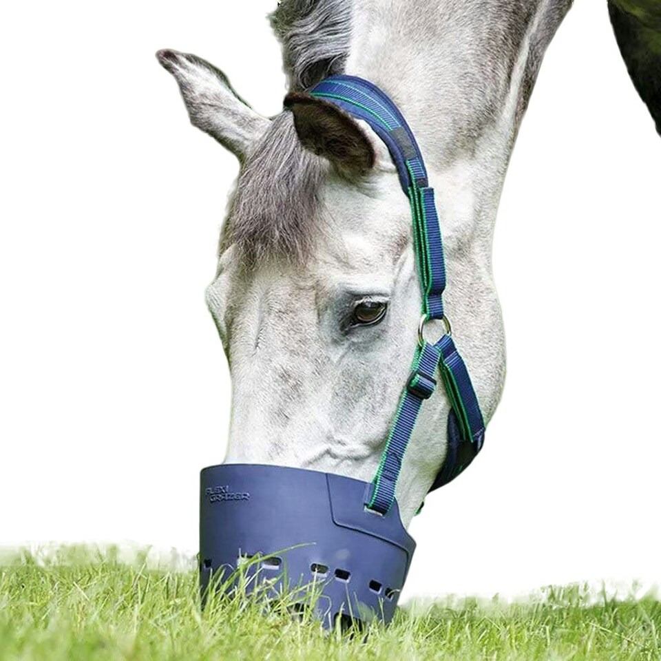 Flexi Horse Grazing Muzzle - Navy - Pony
