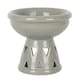 image 1 of Something Different Ceramic Deep Bowl Oil Burner - Grey - 12cm x 13cm x 13cm
