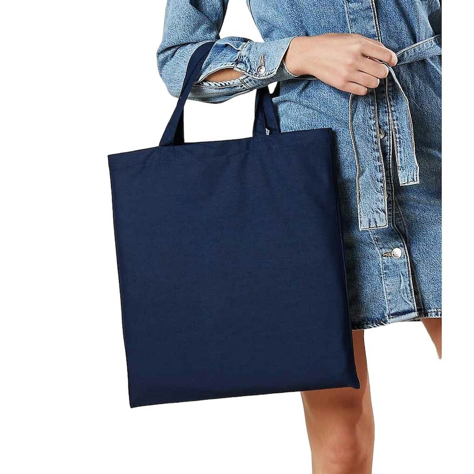 image 1 of Westford Mill Short Handle Tote Bag - French Navy - One Size Blue