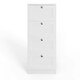 image 1 of FWStyle Artus Shaker 4 Drawer Chest Of Drawers Matt White