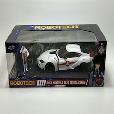 Robotech Rick Hunter Figure and 2020 Toyota Supra 1:24 Scale Jada 33685 253255050