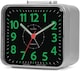 image 1 of Acctim Parker Non-Ticking Sweep Loud Bell Alarm Clock | Silver | Silver