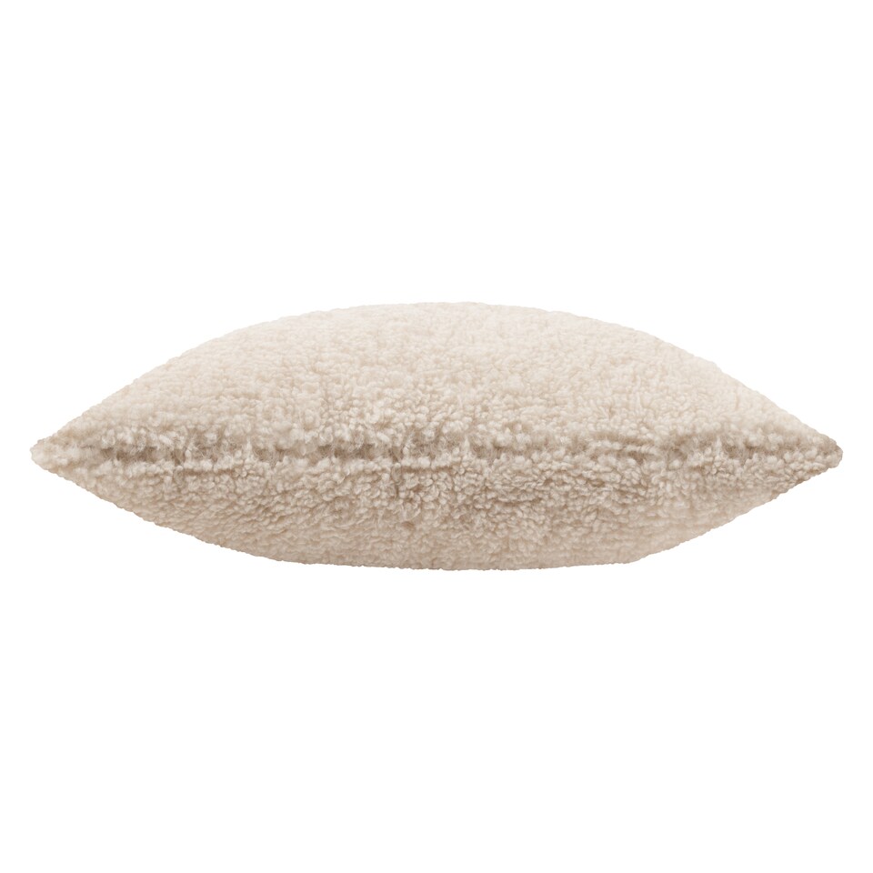 image 1 of Yard Olann Faux Shearling Cushion, Natural, 45 x 45cm