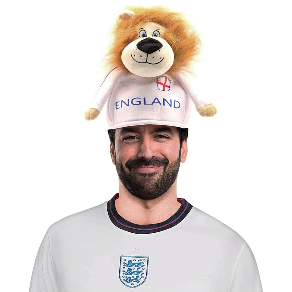 image 1 of Pack of 1 England Lion Football Hat Red | One Size