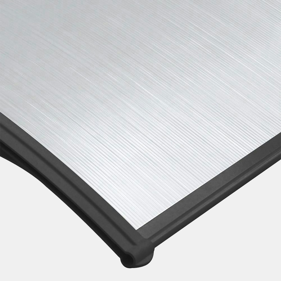 image 1 of Yaheetech 120 cm x 76 cm Front Door Canopy Outdoor Awning Black White