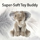 image 9 of Safari Elephant 30cm Plush Premium Lifelike Toy - Natural World Collection