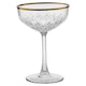 image 7 of Glass Champagne Glasses Elegant Stemmed Tall Coupe Cocktail Glassware Set 255ml | Clear | Clear | Set of 4