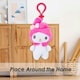 image 9 of Hello Kitty Soft Toy melody Clip On Cute Plush Huggable Cuddly 12cm Pink