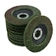image 2 of Type 29 Premium Flap Grinding Sanding Discs 80 Flaps 40 Grit Coarse 115mm 60pk