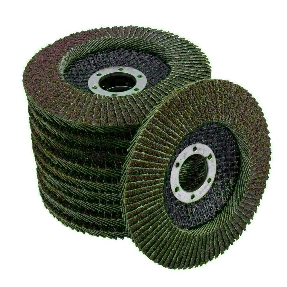 image 1 of Type 29 Premium Flap Grinding Sanding Discs 80 Flaps 40 Grit Coarse 115mm 60pk