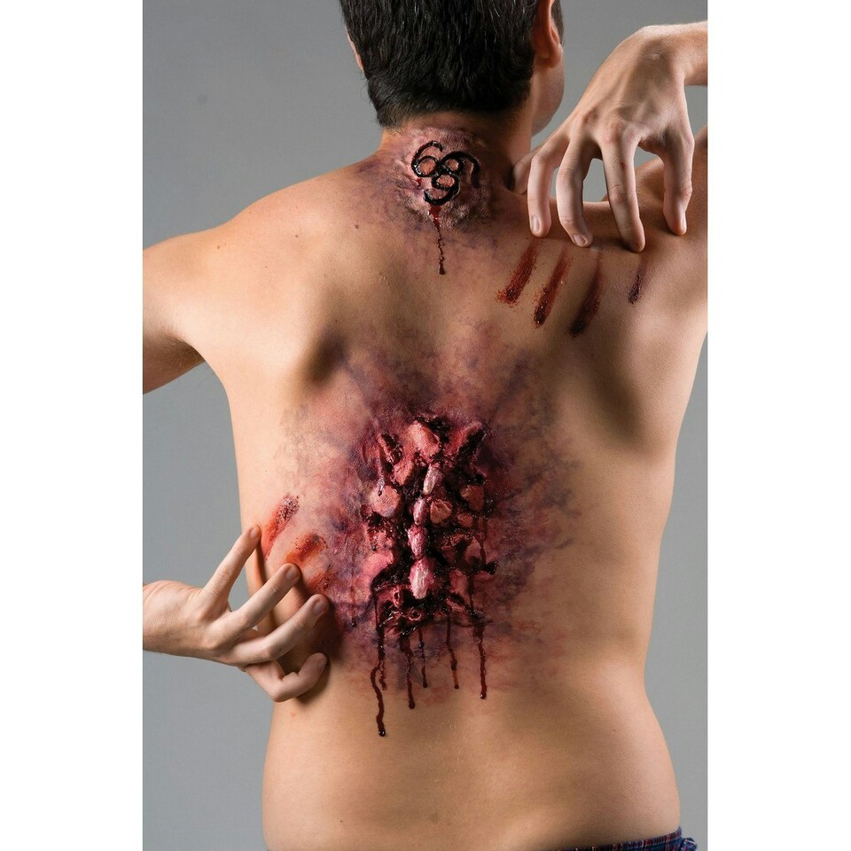 Bristol Novelty Back Ache Costume Accessory - Red - One Size Red