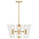 image 1 of Interiors by Premier Brass Finish Pendant Light