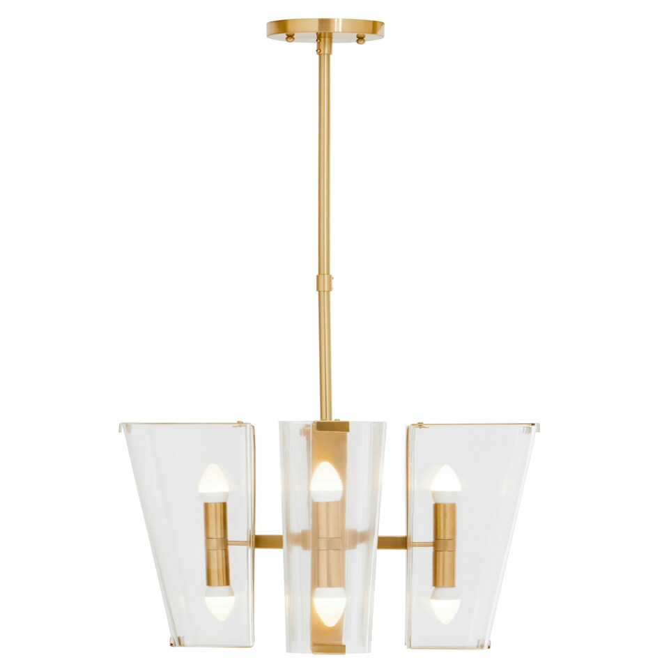 image 1 of Interiors by Premier Brass Finish Pendant Light