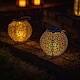 image 3 of ValueLights Solar White Outdoor Lantern | White