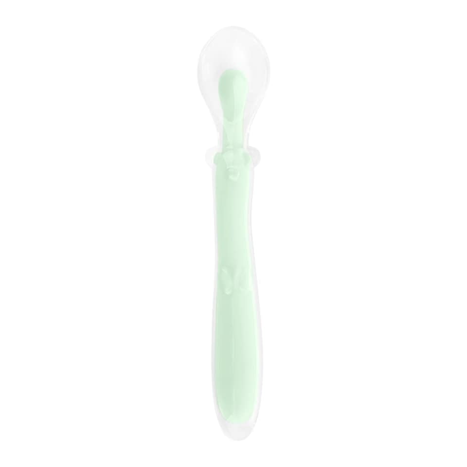 image 1 of Kikka Boo Flexible Training Spoon Mint