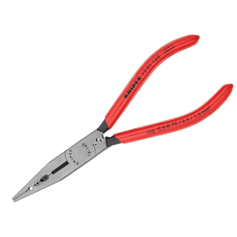 Knipex 13 01 Electricians' Pliers - Multi Colour - PVC Grips