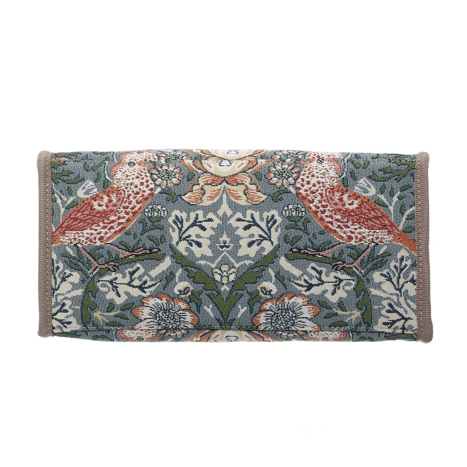 image 1 of Signare Shopper Bag V&A Strawberry Thief Grey | Grey