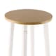 image 3 of Groundlevel Set Of 2 Wooden Tall Bar Stools Bar Chair Breakfast Kitchen Counter | Cream | Natural