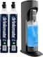 image 1 of Drinkmate OmniFizz Soda Maker, Sparkling Water Maker with x2 60L CO2 Canisters - Black