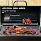 image 3 of Outsunny Barrel Charcoal Barbecue BBQ Grill Trolley W/ Ash Catcher Thermometer