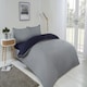 image 8 of Brights Reversible Duvet King Bed NavyGrey