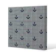 Anchors on Rope Pattern (Canvas Print) 90 x 90 x 4cm