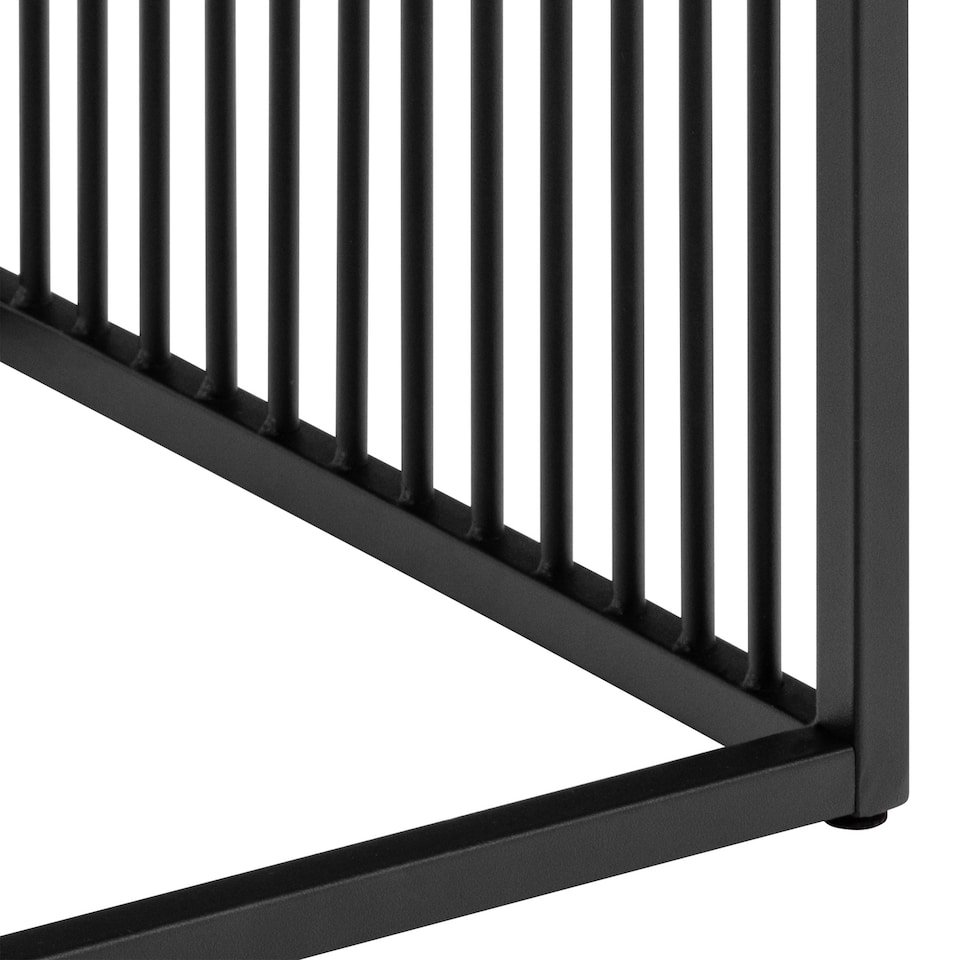 image 1 of Strington Side Table in Black and Oak