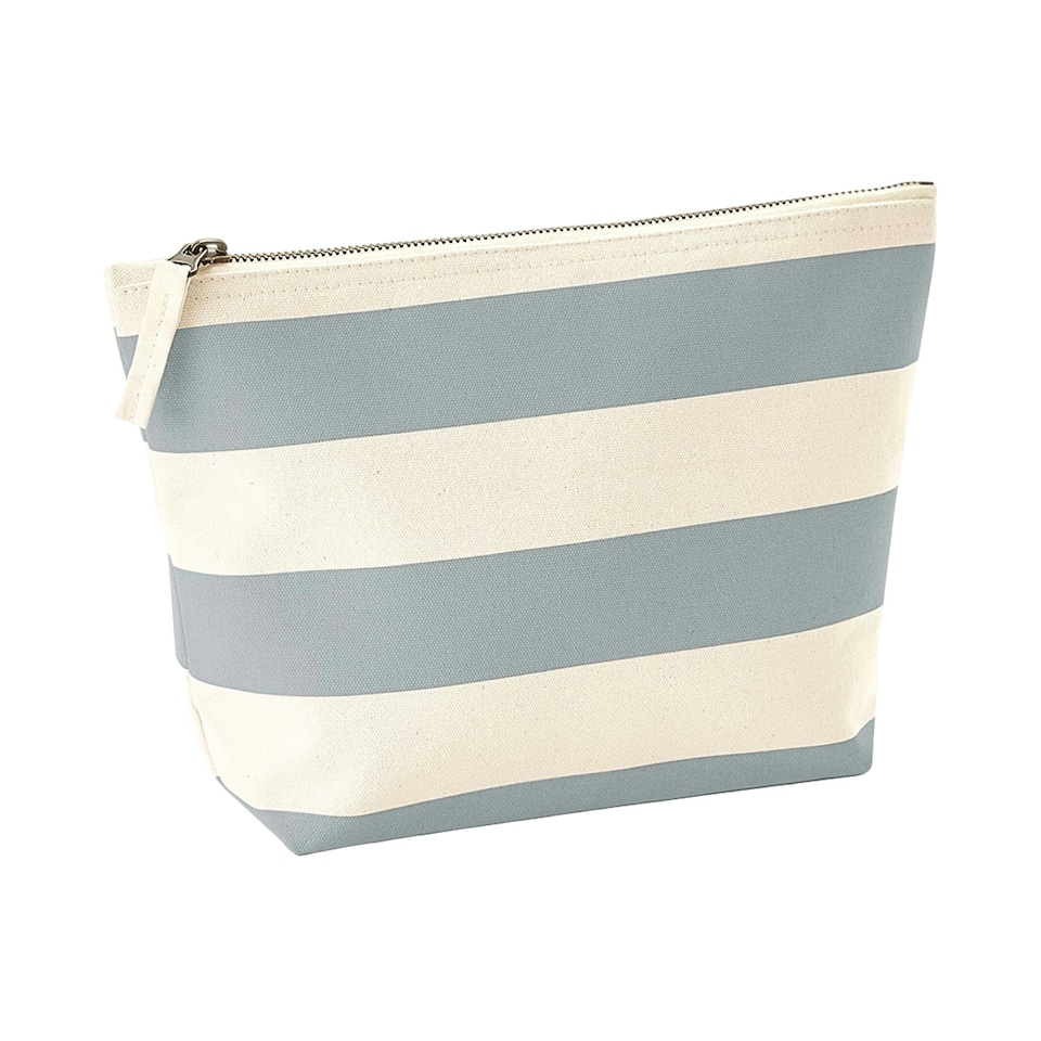 image 1 of Westford Mill Nautical Accessory Bag - Natural/Grey - One Size (UTBC5448) | Multi