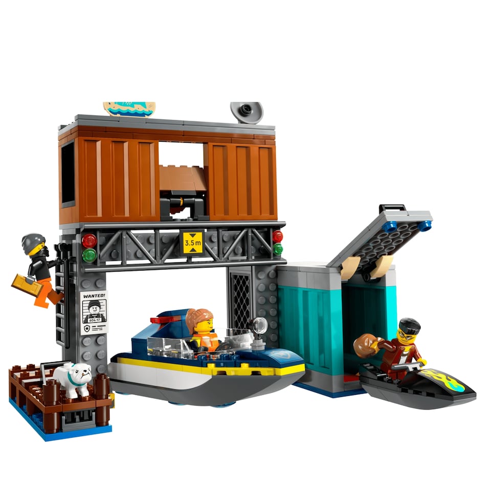 image 1 of LEGO City Police Speedboat & Crooks Hideout 60417