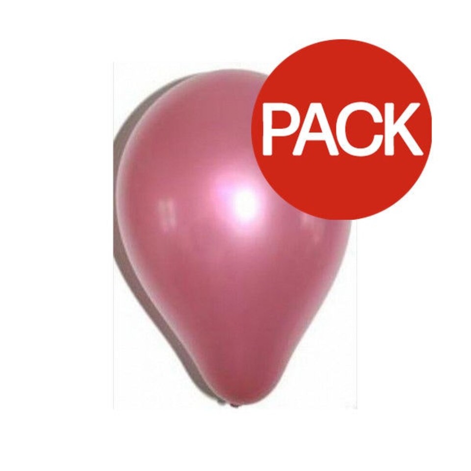 Globos Latex Plain Balloons (Pack of 100) - Violet - 5in