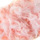 image 2 of Modern and Chic Real Pink Feather Floor Lamp with Satin Nickel Base and Switch | Pink | Pink | 1