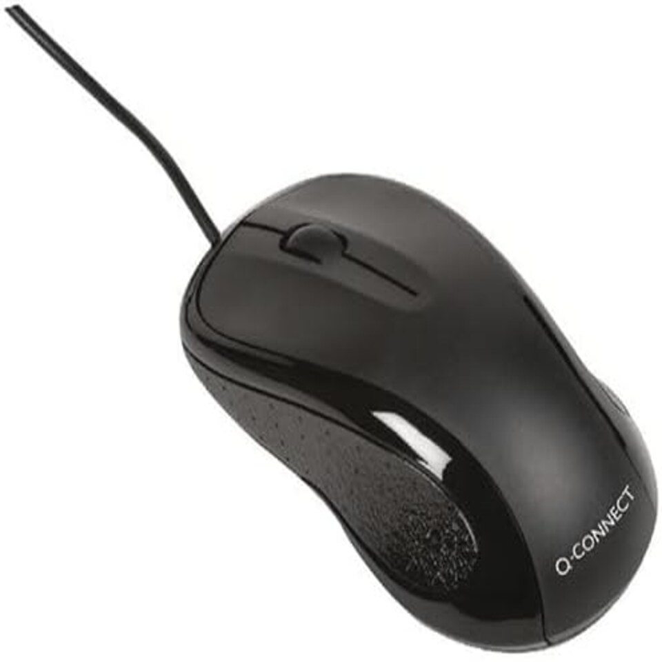 image 1 of Q-Connect Black Scroll Wheel Mouse