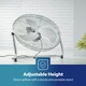 image 5 of GEEPAS 20 Inch Floor Fan, Floor Standing Cooling Fan with 3 Speed, Tilt Function - Chrome Gym Fan